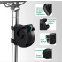 Cuerda de remolque para bicicleta montaña niños remolque flexible soporte ligero fácil instalación ciclismo outdoor
