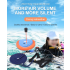 Ventilador de Buceo Z270 Z500 Equipo de Snorkel Portátil con Regulador y Batería para Exploración Submarina