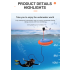 Ventilador de Buceo Z270 Z500 Equipo de Snorkel Portátil con Regulador y Batería para Exploración Submarina