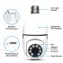 Cámara HD E27 5G Wifi Visión Nocturna Seguimiento Automático Audio Bidireccional Cobertura 360° Hogar Inteligente