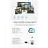 Cámara HD E27 5G Wifi Visión Nocturna Seguimiento Automático Audio Bidireccional Cobertura 360° Hogar Inteligente
