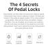 Pedales ROCKBROS SPD-SL de aleación ultraligera con rodamientos sellados para ciclismo competitivo