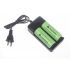 Cargador Universal UltraFire para Baterías 18650/26650 Negro Compacto y Portátil Carga Eficiente AC 100-240V