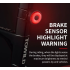 Luz trasera inteligente para bicicleta TOWILD TL03 con sensor de freno automático y modos de flash versátiles