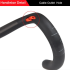 Manillar de Carbono TOSEEK 31.8mm 400mm 420mm 440mm Ligero con Enrutamiento Interno Ideal para Ciclismo de Ruta