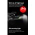 TOWILD CL1200 luz de bicicleta LED 1200LM USB recargable ciclismo nocturno lámpara delantera impermeable