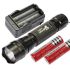 Linterna LED UltraFire 501B U2 1300 LUMENS 5 modos recargable resistente clima construcción aluminio
