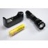 Linterna LED UltraFire WF-502B 1300 lúmenes luz potente con batería 18650 recargable y modos de iluminación