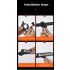 Luz delantera bicicleta LED 5200 lúmenes batería 8000mAh modos ajustables impermeable IPX5 ciclismo seguro