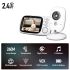 Monitor de Bebé VB603 con Video y 2.4G Audio Bidireccional Visión Nocturna Seguridad Infantil Confiable y Moderna