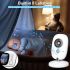 Monitor de Bebé VB603 con Video y 2.4G Audio Bidireccional Visión Nocturna Seguridad Infantil Confiable y Moderna