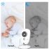 Monitor de Bebé VB603 con Video y 2.4G Audio Bidireccional Visión Nocturna Seguridad Infantil Confiable y Moderna