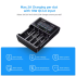 XTAR VC4SL Cargador de Baterías 18650 21700 USB C con Carga Rápida QC3.0 y Compatibilidad Versátil