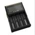 Cargador Nitecore D4 con pantalla LCD cargar baterías Li-Ion 18650 14500 26650 seguridad carga avanzada