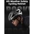 Casco de bicicleta ROCKBROS ultraligero con luz trasera LED recargable ideal para ciclismo urbano y MTB