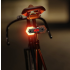 CarryBright Luces Bicicleta LED Direccionales 4 Pcs Fibra Carbono USB Control Remoto para Ebike Seguridad Ciclismo