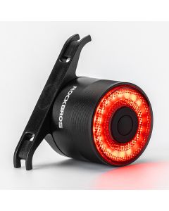 ROCKBROS Q3 bicicleta luz trasera MTB bicicleta de carretera noche ciclismo luz trasera Sensor de freno inteligente luz de advertencia impermeable accesorios de bicicleta