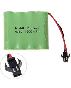 Batería recargable con enchufe SM Ni-MH de 4,8 V AA y 1800 mAh