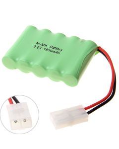 Batería recargable Ni-MH de 6 V AA y 1800 mAh