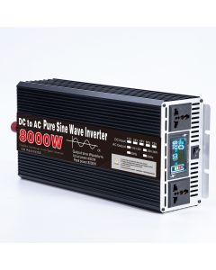 Pure Sine Wave Inverter 8000W 6000W 5000W 4000W 3000W Voltage DC 12V 24V To AC 110V 220V Transformer Power Converter Solar Inverter