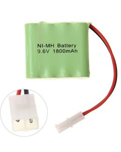 Batería Recargable 9.6V AA 1800mAh Alta Capacidad Ni-MH para Juguetes Gadgets Solución Sostenible Duradera