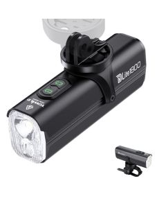 Luz para bicicleta TOWILD DLite 1800 máxima 2100 lúmenes batería 5000mAh USB seguridad ciclista impermeable