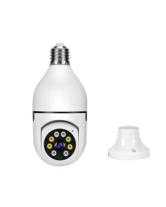 5G Wifi E27 bombilla cámara de vigilancia visión nocturna a todo Color seguimiento humano automático 4X Zoom Digital Video seguridad Monitor Cam