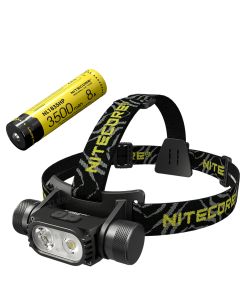 Nitecore HC68 2 x Luminus SST-40-W LED 2000 lúmenes Linterna frontal recargable de doble haz enfocable con batería de 3500 mAh