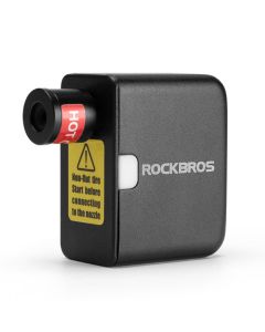 ROCKBROS-bomba de aire eléctrica portátil para bicicleta, Inflador de neumáticos recargable de mano de 100PSI, para coche, bicicleta y motocicleta