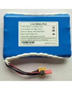 Batería eléctrica 36V 10S1P alta capacidad para monopatín cuatro ruedas Li-Ion 18650 diseño compacto y seguro
