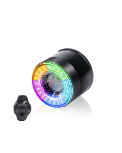 Luz trasera versátil para bicicleta, luz de freno inteligente recargable, luces direccionales con Control remoto inalámbrico, Flash colorido