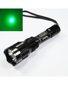 Linterna LED Linterna LED de largo alcance de la luz verde