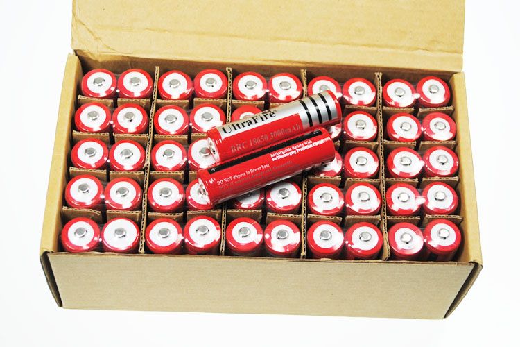 Batería recargable UltraFire BRC 18650 3000mAh 3.7V Li-Ion alta capacidad para dispositivos electrónicos