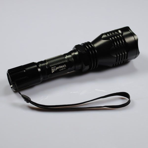 UniqueFire HS-802 Linterna LED de Luz Roja de Largo Alcance para Camping, Senderismo, Observación de Vida Silvestre, Haz de 500 Metros