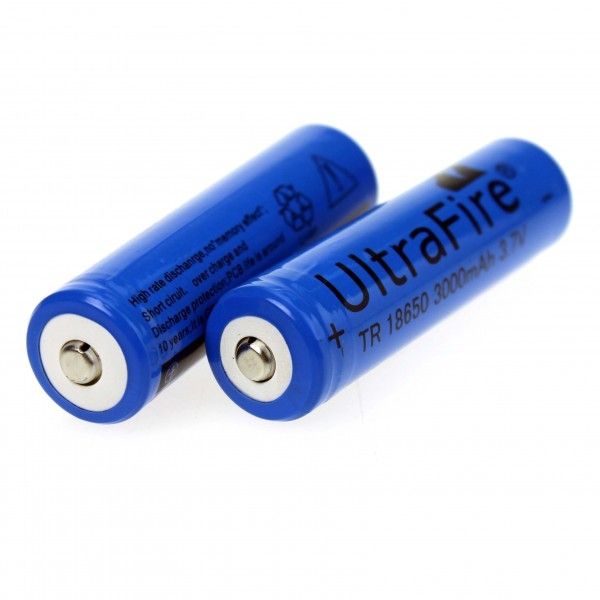 Descubre las baterías recargables UltraFire TR 3000mAh 18650 3.7V alta capacidad energía sostenible y recarga rápida