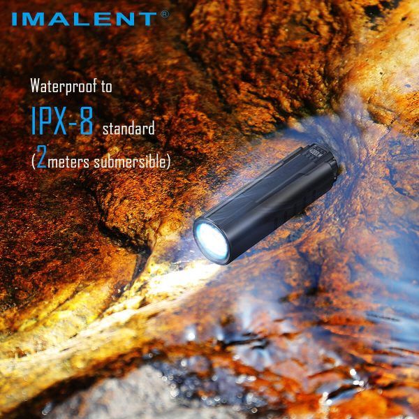 Descubre IMALENT LD70 linterna LED 4000 lúmenes para aventureros con pantalla OLED integrada y diseño compacto
