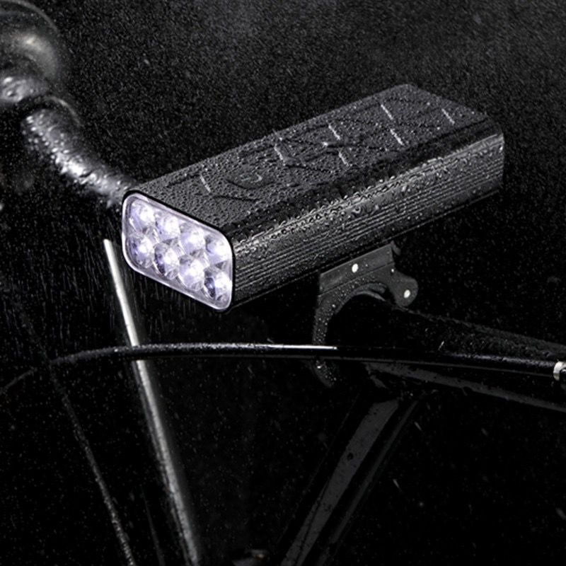 NiteBeam BR08 Luces para bicicleta 10000 lúmenes Recargable por USB Luz brillante para bicicleta para ciclismo urbano y senderos de montaña