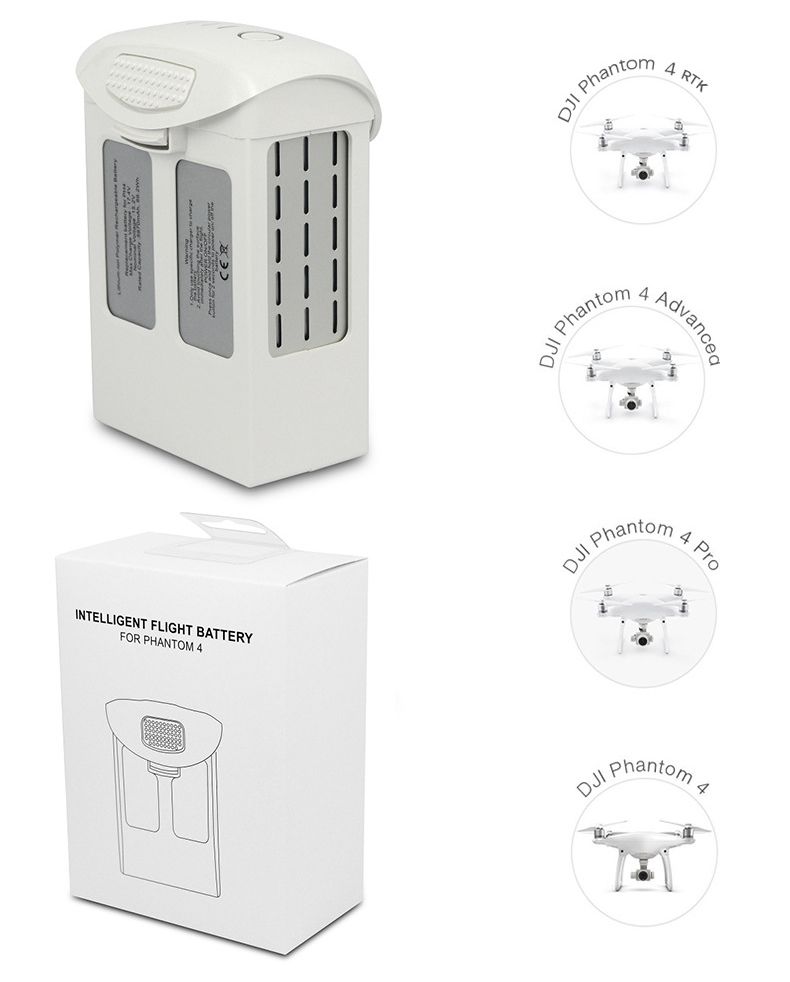 Batería DJI Phantom 4 Series 15.2V 5870mAh Optimizada para Fotografía Aérea y Larga Duración de Vuelo