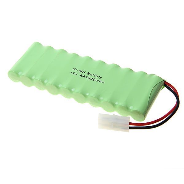 Pack de Baterías Recargables Ni-MH 12V AA 1800mAh Ecológico para Coches de Juguete Duraderos y Alimentación de Control Remoto