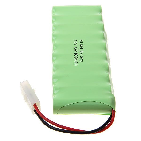 Pack de Baterías Recargables Ni-MH 12V AA 1800mAh Ecológico para Coches de Juguete Duraderos y Alimentación de Control Remoto