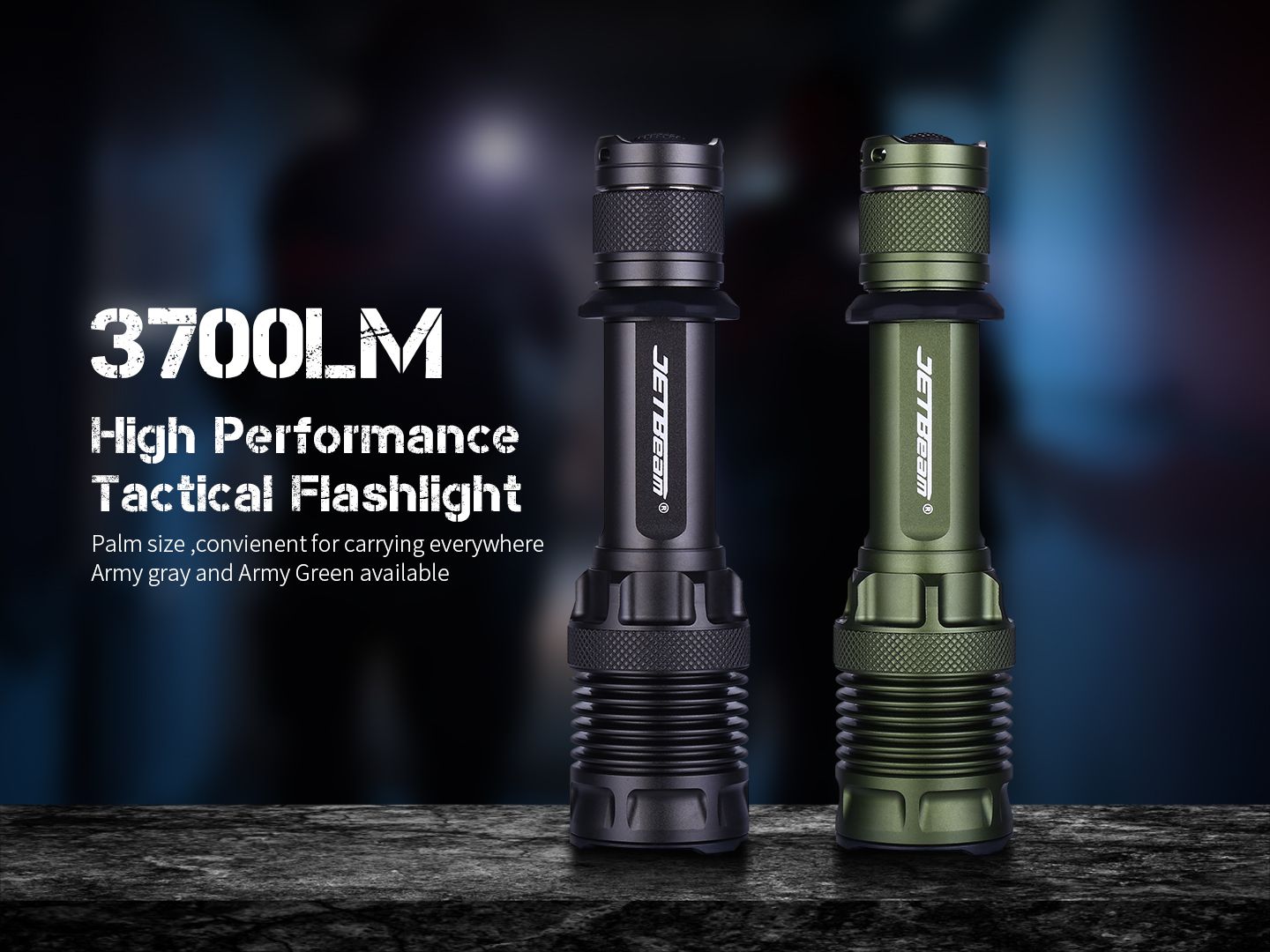 Linterna táctica de alto rendimiento JETBEAM M37 PRO