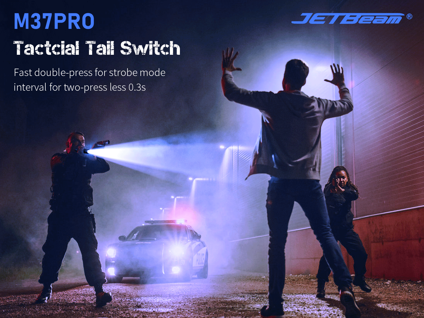 Linterna táctica de alto rendimiento JETBEAM M37 PRO