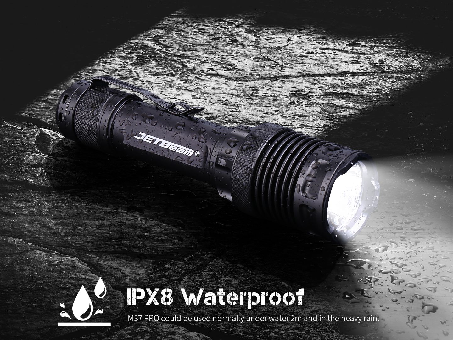 Linterna táctica de alto rendimiento JETBEAM M37 PRO