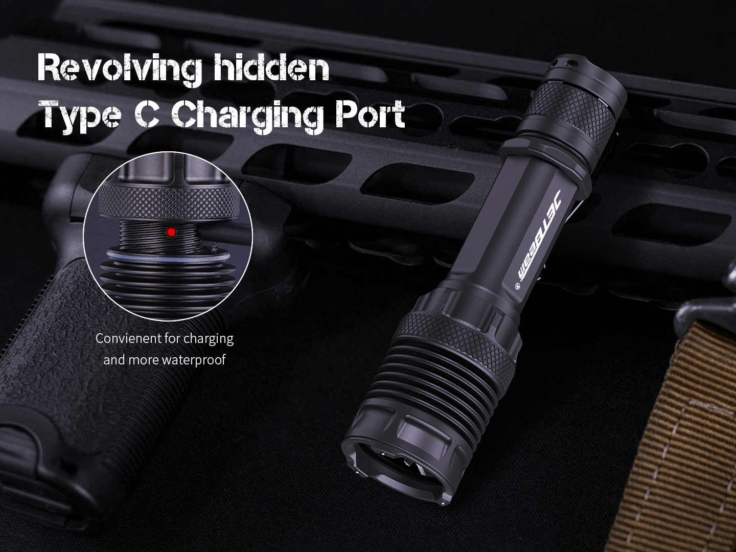 Linterna táctica de alto rendimiento JETBEAM M37 PRO