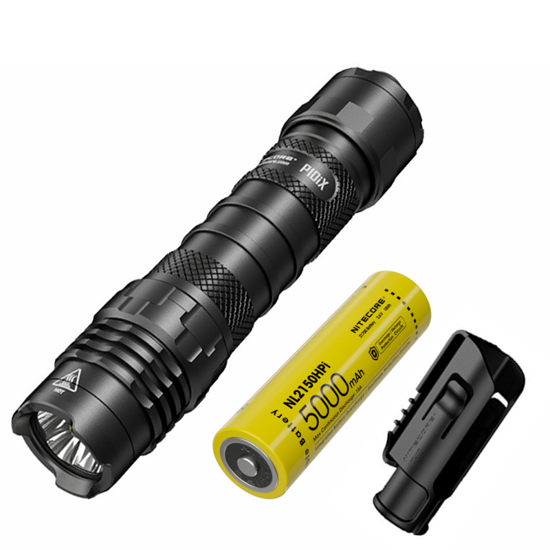 Nitecore P10iX 4000 lúmenes, linterna táctica potente, 4 x LED XP-L2 V6, haz de 158 m, larga autonomía y durabilidad