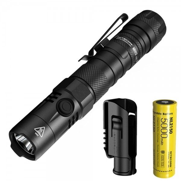 Nitecore MH12 V2 XP-L2 V6 Linterna LED 1200 Lúmenes Iluminación Portátil Brillante para Exteriores Iluminación Confiable