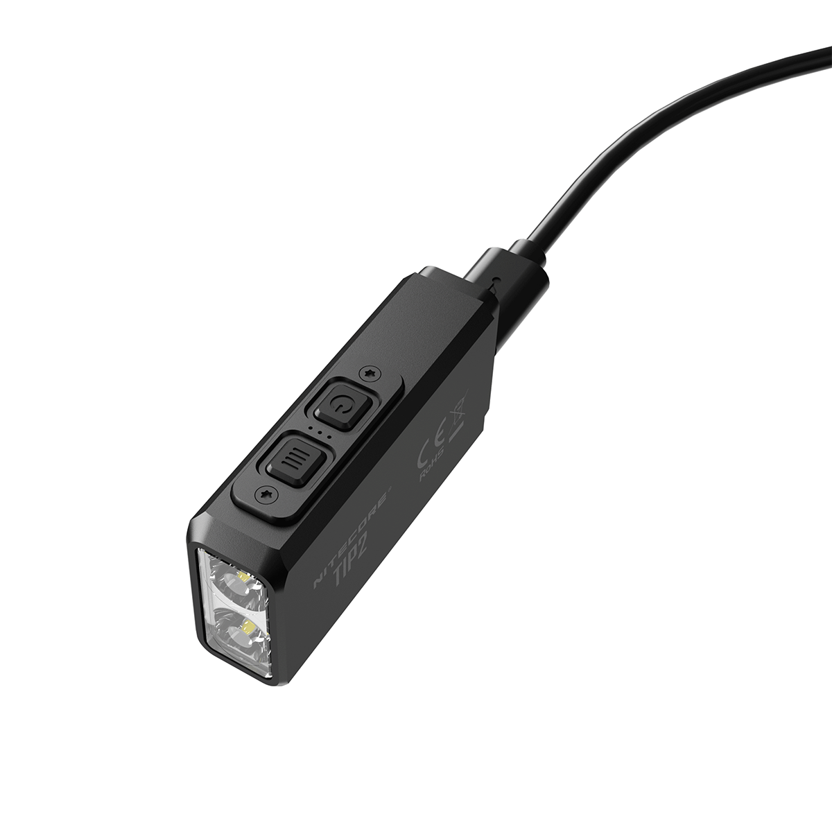Linterna de llavero NITECORE TIP2 LED 720 lúmenes diseño compacto recargable USB para uso diario y emergencias