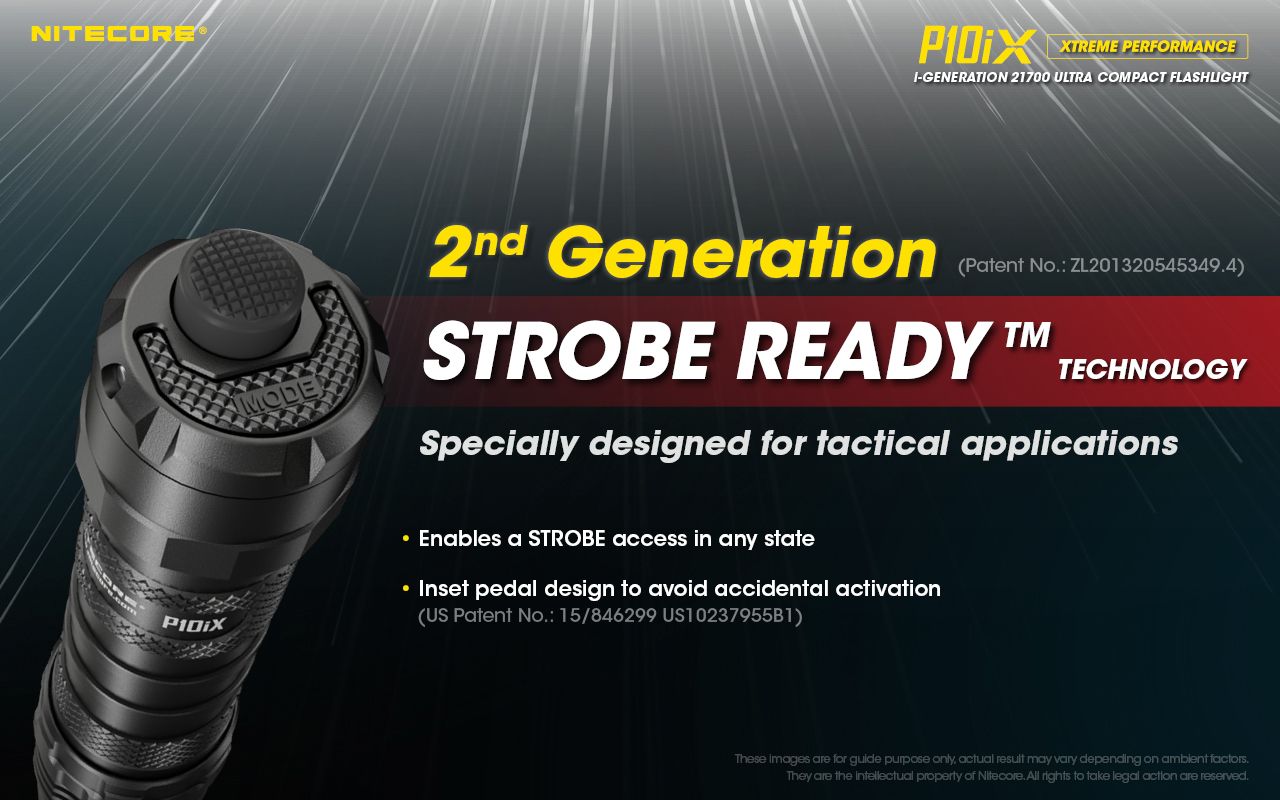 Nitecore P10iX 4000 lúmenes, linterna táctica potente, 4 x LED XP-L2 V6, haz de 158 m, larga autonomía y durabilidad