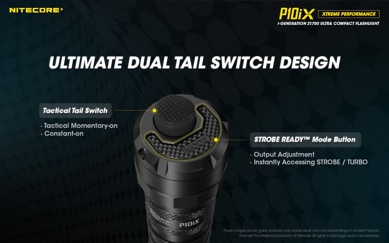 Nitecore P10iX 4000 lúmenes, linterna táctica potente, 4 x LED XP-L2 V6, haz de 158 m, larga autonomía y durabilidad