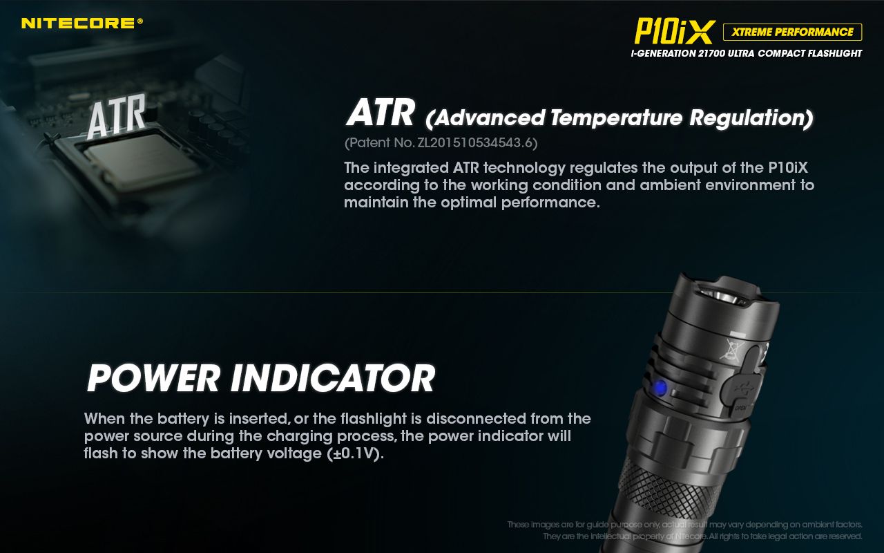Nitecore P10iX 4000 lúmenes, linterna táctica potente, 4 x LED XP-L2 V6, haz de 158 m, larga autonomía y durabilidad